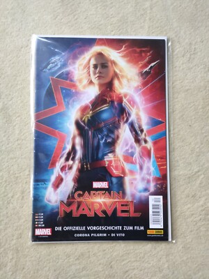 Marvel Captain Marvel Die Vorgeschichte Brie Larson Foto Cover - Panini Comics