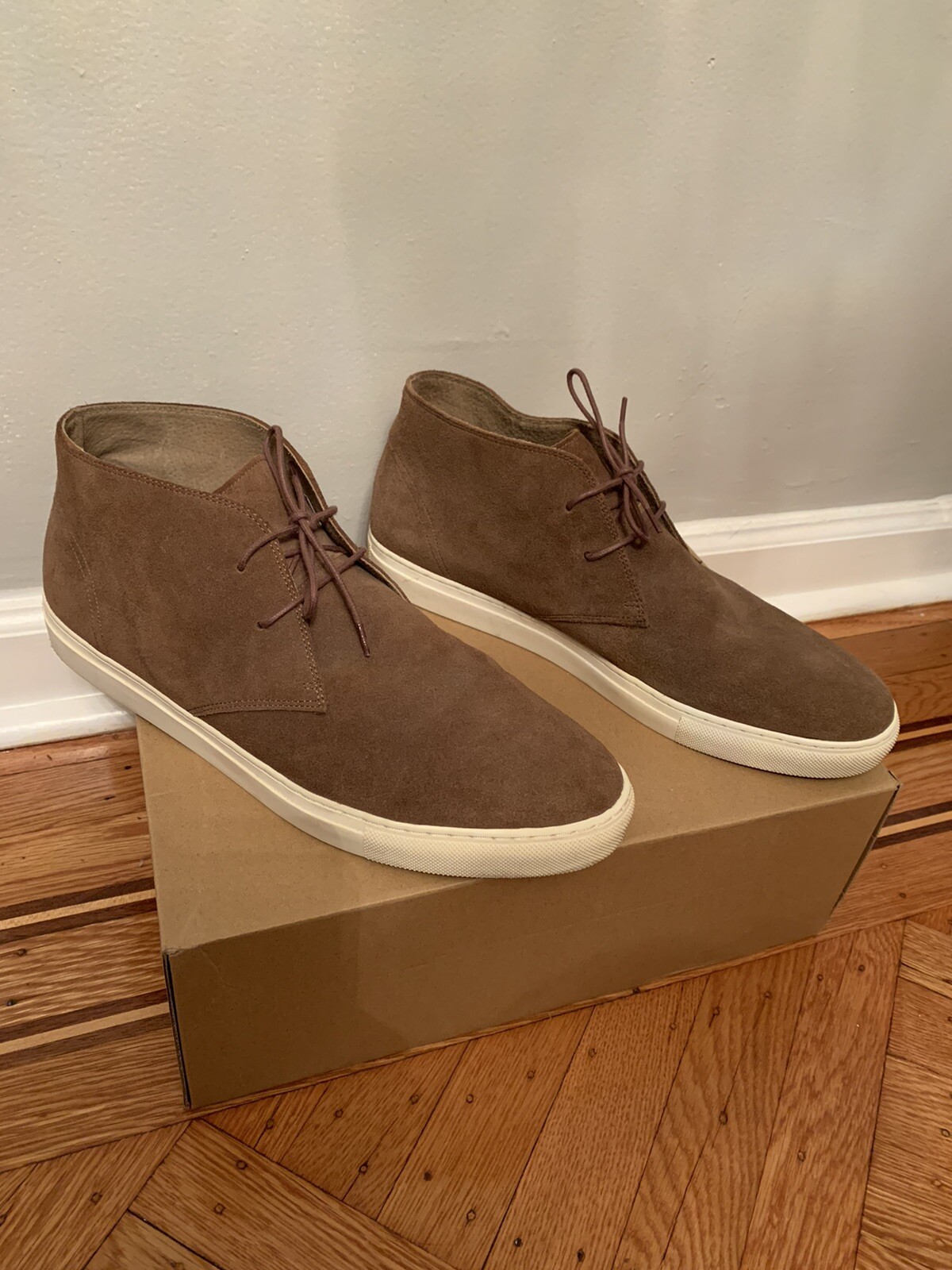 Mens Suede Sneaker Chukka Nutmeg 