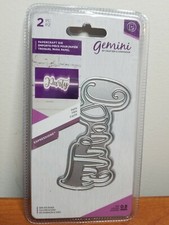 CC1 Crafters Companion Gemini Party Expressions Die Set NEW