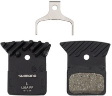 Shimano L05A-RF Disc Brake Pad and Spring - Resin Compound, Finned Alloy Back Pl