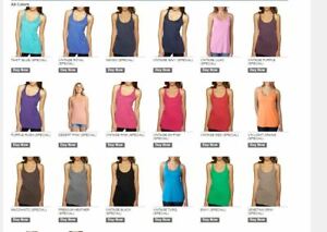 Next Level 6733 Ladies Triblend Racerback Tank Size Chart