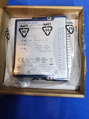Used National Instruments NI 9205 CDAQ Module - 32-Channel Analog Input, D-Sub Connector 10 thumbnail image