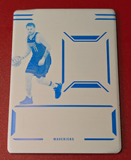 2022-23 Panini Flawless Laundry Tags Cyan Printing Plate Luka Doncic #6 1/1