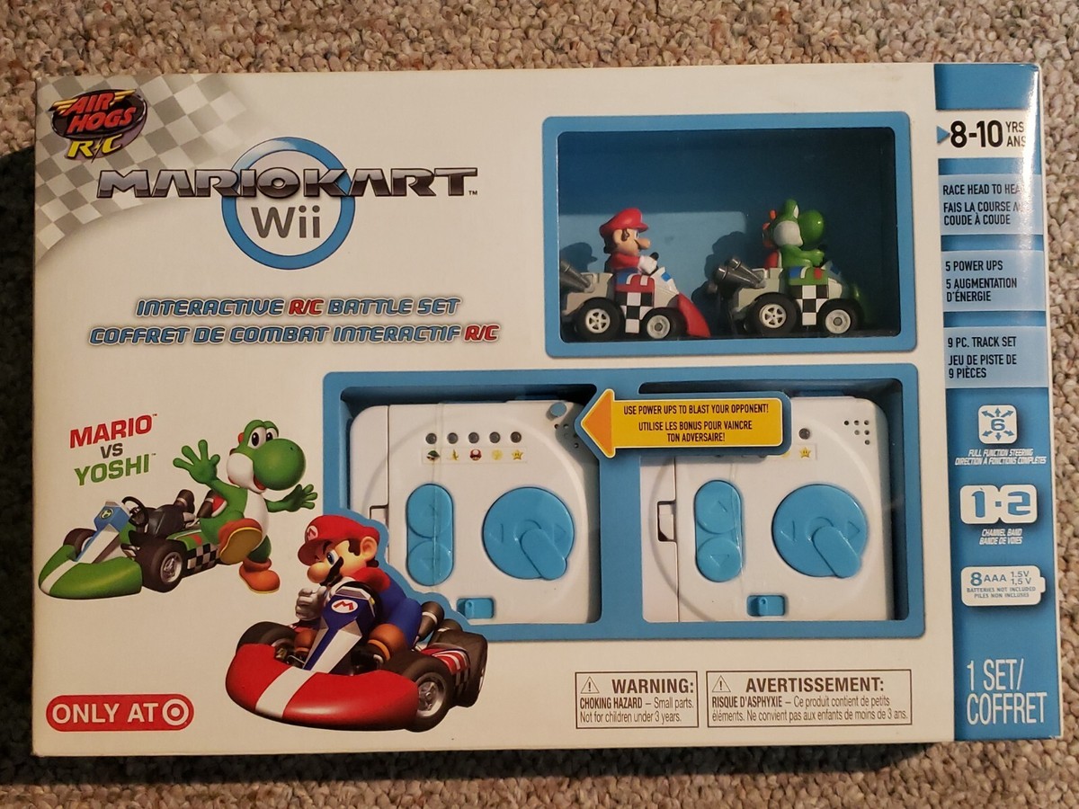 Air Hogs Mario Kart Wii Interactive R/C Battle Set Mario VS Yoshi