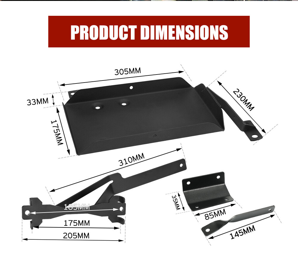 MOBI Dual Battery Tray Fit Nissan Patrol GU 3.0L 4.2L Diesel Tdi 4x4