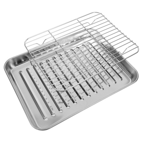 Brathähnchen-Servierplatte Teller Für Snacks Ofen Gestell Backform - Bild 2 von 17