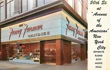 New York Fanny Farmer Candy Shop 1950s occupation Dormand Postcard 24-9613