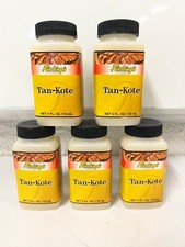 LOT OF 5 BOTTLES Fiebing's Tan-Kote Leather finish Edge Coating Neutral 4 fl oz