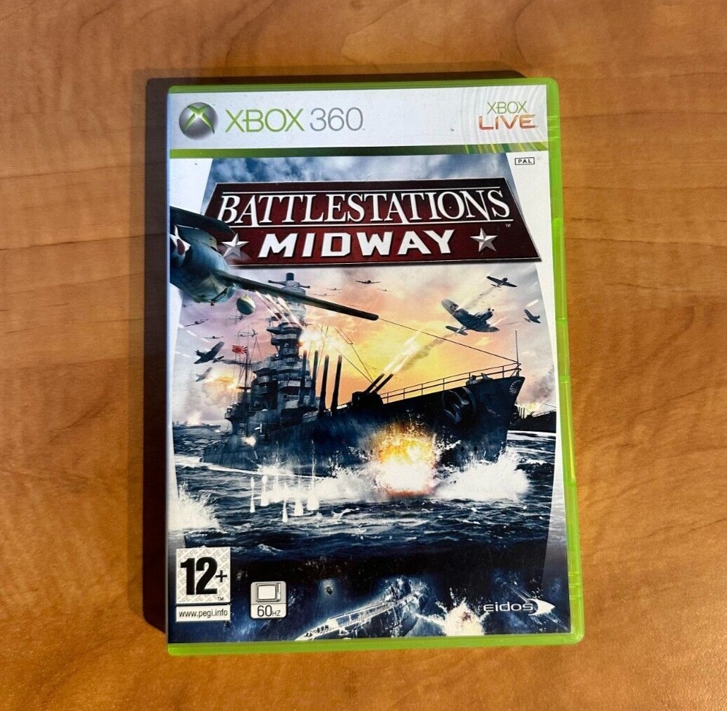 JEU XBOX 360 PAL FR - BATTLESTATIONS MIDWAY - COMPLET - BON ÉTAT !