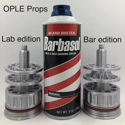 Jurassic Park Movie Prop Desktop Ornament Barbasol Dennis Nedry Dinosaur DNA Tub