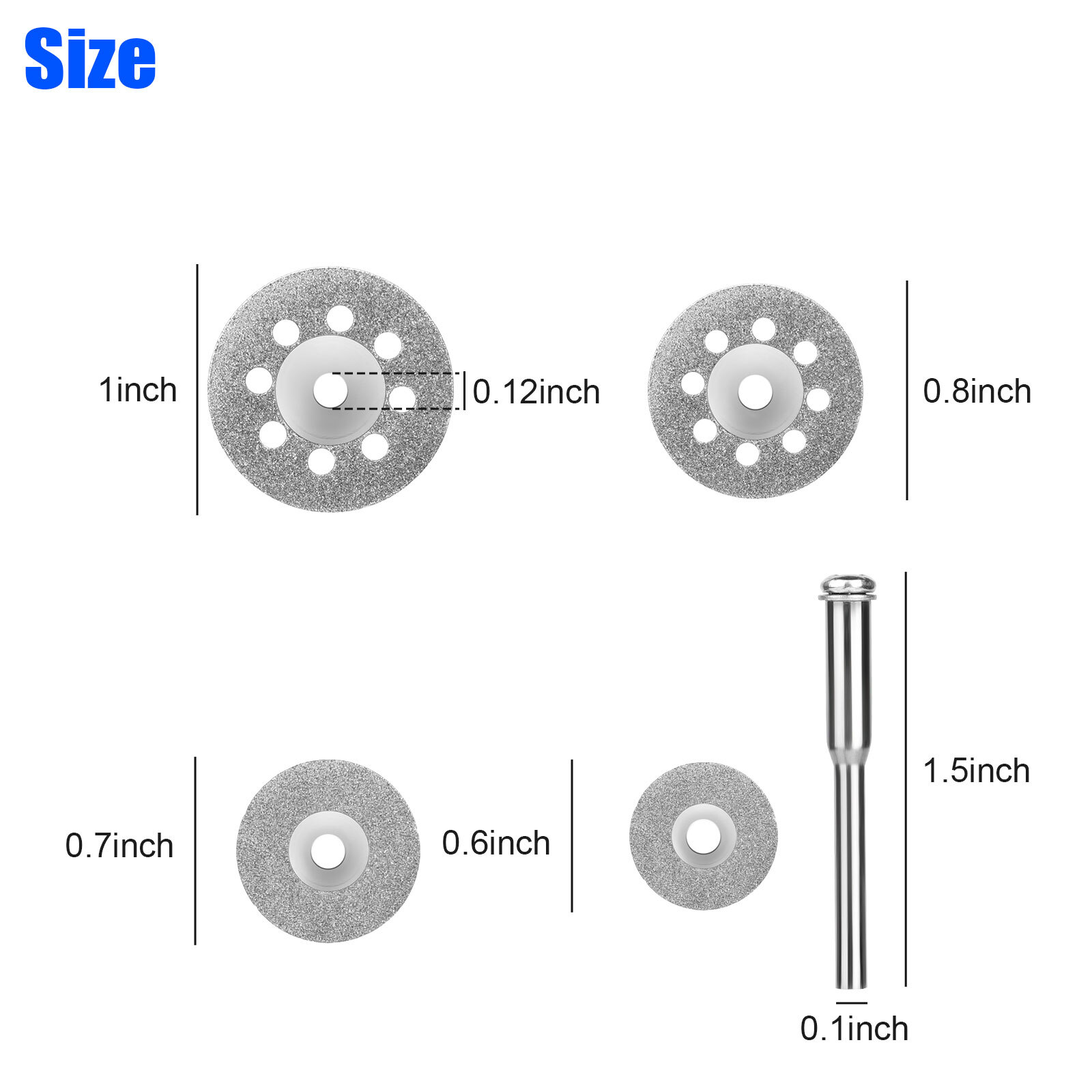 48x Diamond Cutting Wheel Die Grinder Metal Cut Off Disc For Dremel
