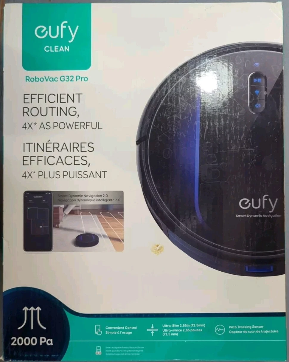 Eufy Clean by Anker RoboVac G32 Pro Robot Vacuum with Home Mapping + New
Opens in a new window or ta