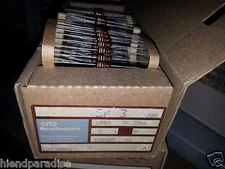 25x ROE SK3 GENUINE 390K 1/2W 2% CARBON RESISTOR MARSHALL AMP EQ PIHER QUALITY !