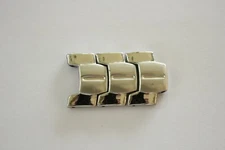 NOS MYSTERY WATCH 18MM STAINLESS STEEL SPARE LINKS WATCH DEPLOYMENT BRACELET 01