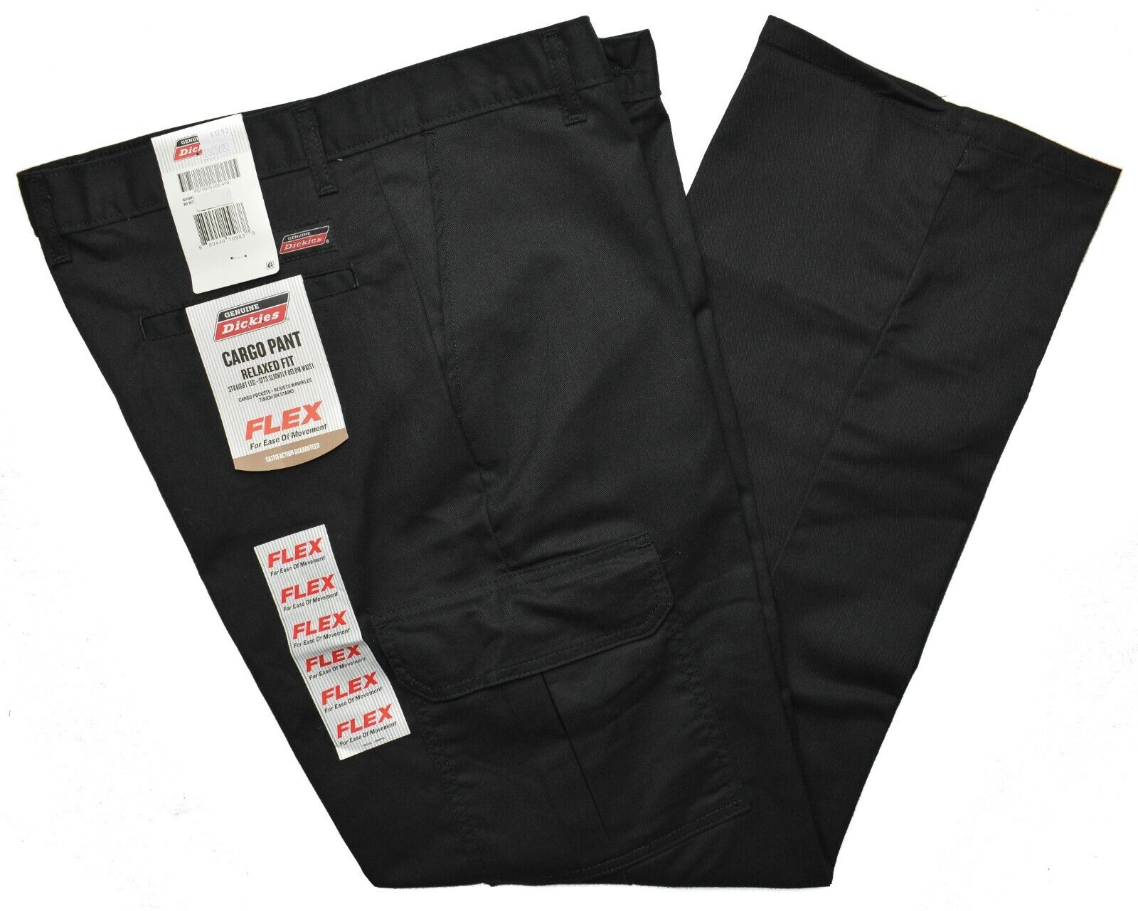 Genuine Dickies #11294 NEW Men's Navy Relaxed Fit Straight Leg Work Pants