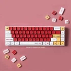 EVA-02 Asuka Langley Soryu Keycaps PBT XDA Profile 136 Keys Set For MX Keyboards
