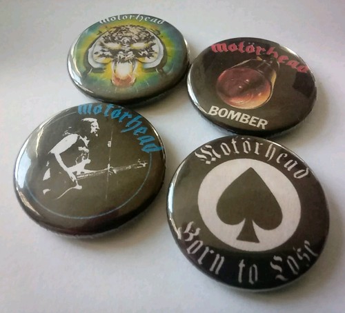 Motorhead Badge Set - Punk - Poxy Music - POX007 - Picture 2 of 4
