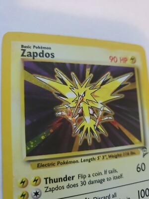 Zapdos Base Set 2 Holo Pokemon Card Base WOTC LP - NM | eBay
