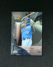 2026 Topps Chrome Black Rose Gold Wave #71 Salvador Perez 6/10 Royals QI95