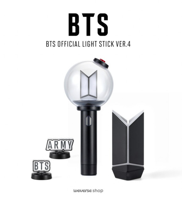 BTS OFFICIAL LIGHT STICK ARMY BOMB VER.4 CRADLE PARTS ACCESSARY