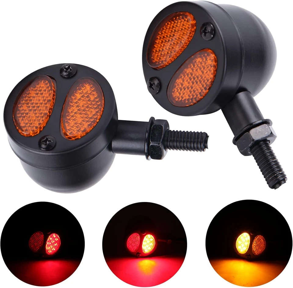 Luces traseras LED de señal de giro de freno para motocicleta para Victory Highball Vegas 8 bolas Foto 4 de 4