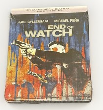 End of Watch 4k Blu-ray, 2026, STEELBOOK NEW Jake Gyllenhaal Michael Pe a New