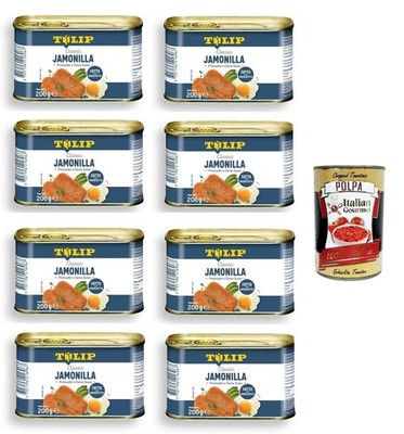 Tulip Jamonilla,Schinken und Schweinefleisch 8x200gr+Polpa 400g