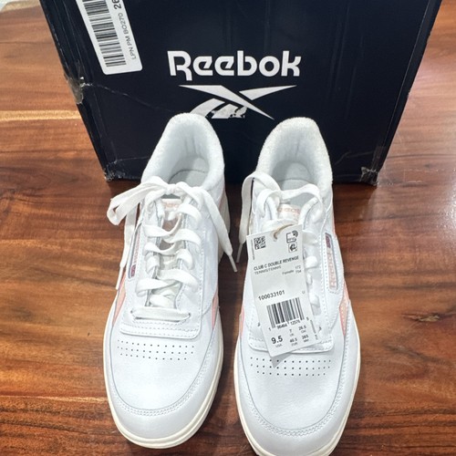 Reebok Club C Revenge Low Top Leather Lace-Up Chalk/Possibly Pink 100033101