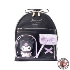NEW Sanrio Characters Mini Daypack Checkered Pattern Synthetic Leather 26cm High