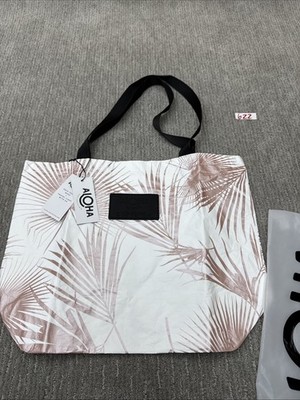 Aloha Collection Day Palms Reversible Tote Rose Gold #622