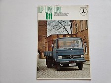 MERCEDES LP LPS LPK 811 TRUCK SALES BROCHURE 1969 1970