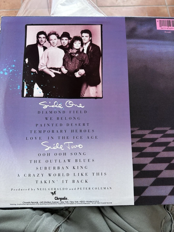 PAT BENATAR Tropico  ORIGINAL Vinyl LP Hit/Postcard 1984 FV41471 - Image 2 of 4