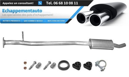 Silencieux central Nissan Qashqai 2.0 pour rouler en ville et partir en vacances en famille 4x4