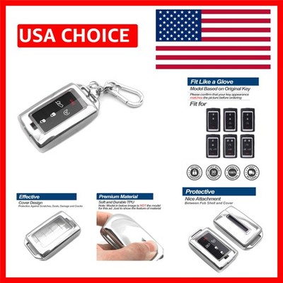 Fit for Jeep Wagoneer L Grand Cherokee L TPU Key Fob Remote Cover Case Shell ...