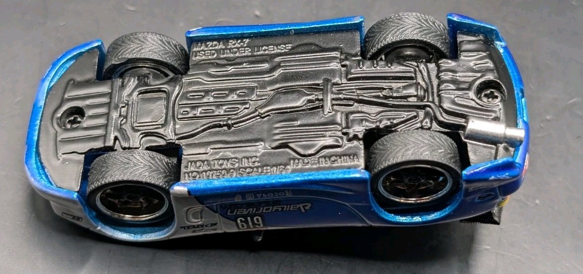 🔥Jada Toys - Dub City - Import Racer - Mazda RX-7 (Blue/Silver
