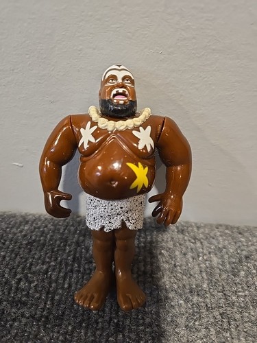 Vintage 1992 WWF WWE Hasbro Kamala Series 7 EUC Ac...
