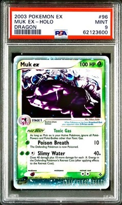 Muk EX RARE EX DRAGON INVESTMENT CARD POKEMON MINT PSA 9 | eBay