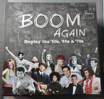 Boom Again: Replay The 50s, 60s, & 70s Board Game Music & Pop Culture