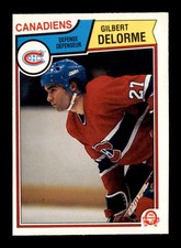1983 O-Pee-Chee #186 Gilbert Delorme RC NM/NM+ X3365904