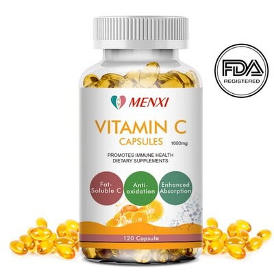 1000mg Vitamin C Capsules For Immune System Support, With Zinc & Echinacea 120pc