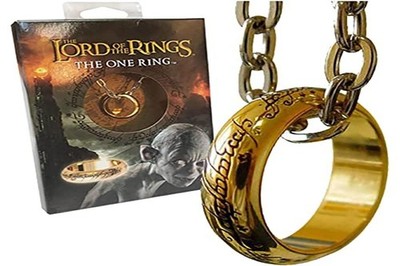 The Noble Collection Replik Einzigartiger Ring mit Kette, Estándar,  (US IMPORT)