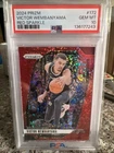 2024-25 Panini Prizm Red Sparkle Prizm Victor Wembanyama #172 PSA 10 GEM MT z6j