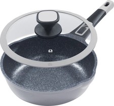 Ø24cm Bratpfanne ca. 7.5 cm hoch KING® Click-Grip Aluguss mit verstärkter Beschi