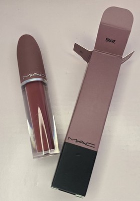 Mac Lustre Lipgloss im Farbton Brave volle Größe neu im Karton