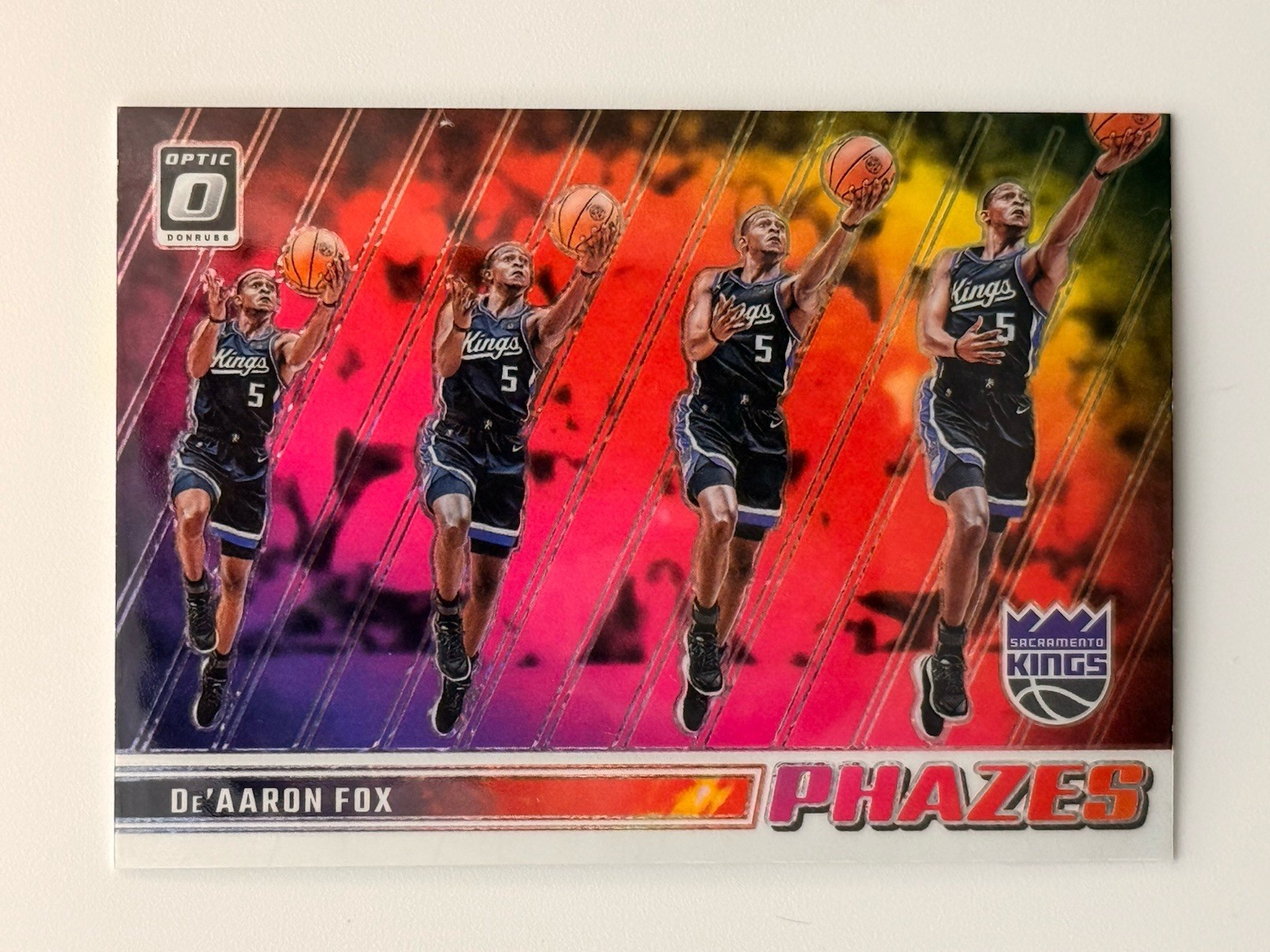 2023-24 Donruss Optic Basketball - De’Aaron Fox #5 Phazes SSP Case Hit