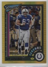 2022 Classics H2 Timeless Tributes Premium Edition Gold 20/99 Jeff Saturday rf2