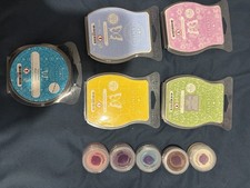 4 New Scentsy Wax Bars  & FREE Travel Twist Blue Gratto & 5 Scentsy Wax Pots