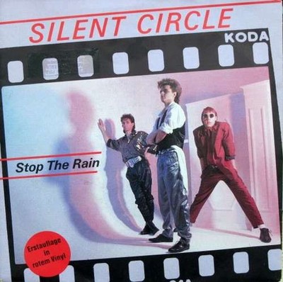 Silent Circle - Stop The Rain 7'' Single Red Vinyl Electronic Synth-pop 55850