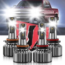 For Chevy Silverado 1500 1999-2006 Car LED Headlight Bulb High&Low Beam Kit