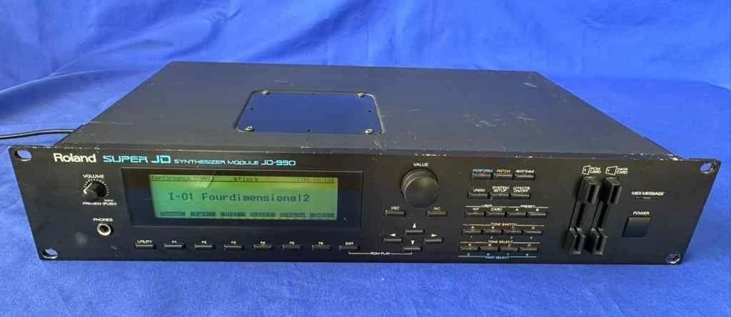 Roland JD-990 JD990 SUPER JD SYNTHESIZER Vintage Synth Used | eBay
